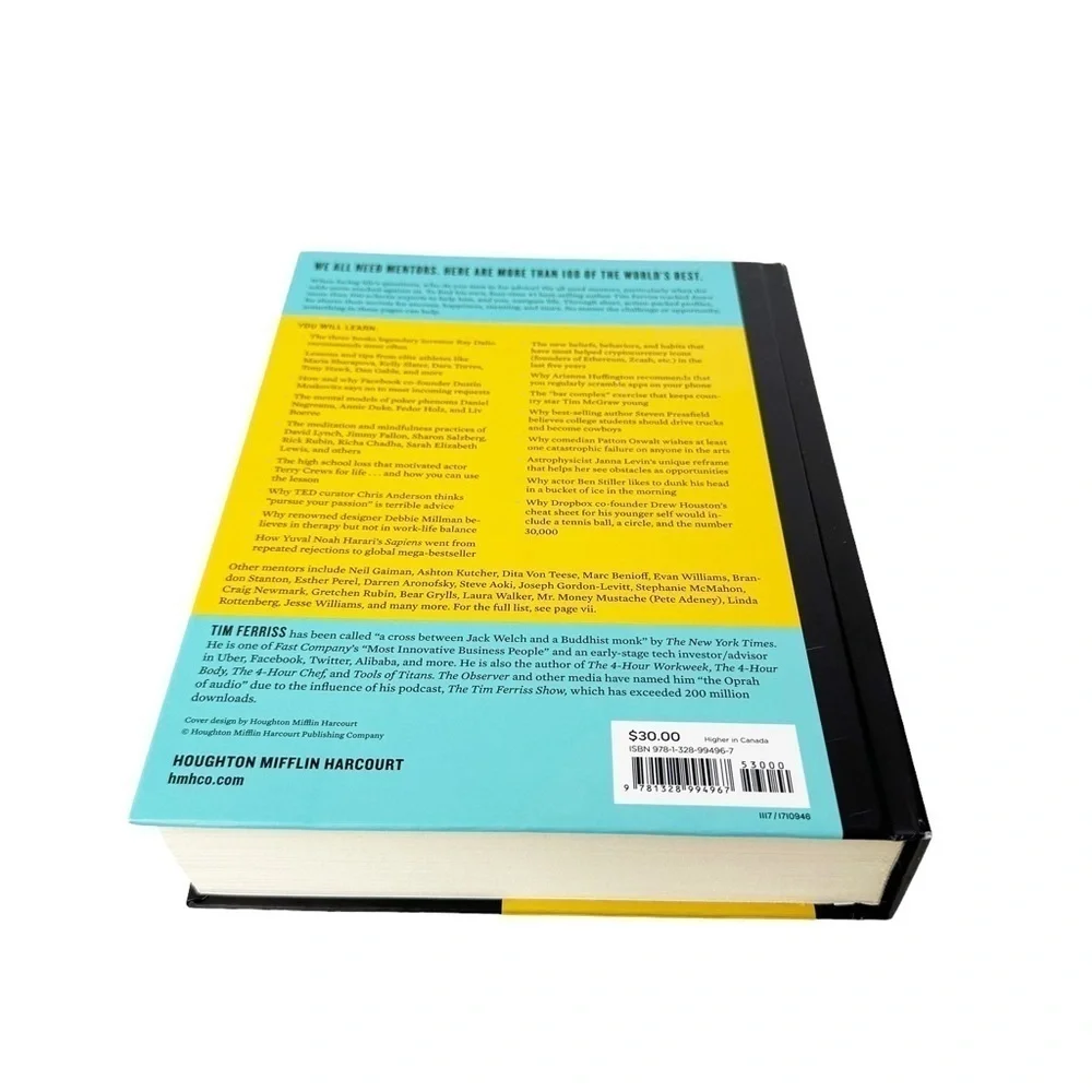 Tribe Of Mentors: Short Life Advice from the Best in the World Hardback
